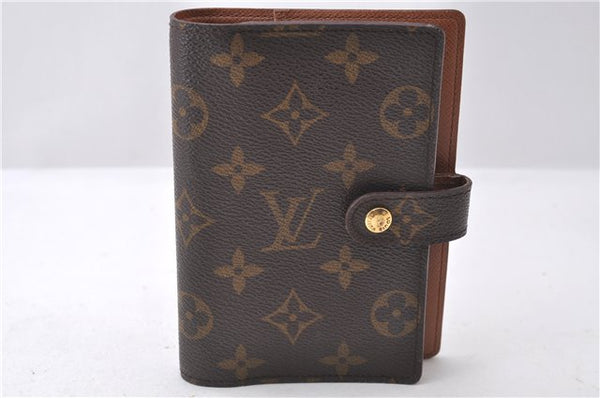 Authentic Louis Vuitton Monogram Agenda PM Day Planner Cover R20005 LV 1380D