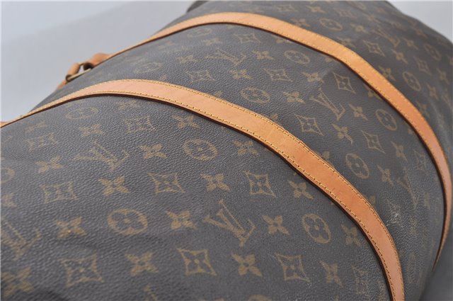 Auth Louis Vuitton Monogram Keepall Bandouliere 60 Boston Bag M41412 LV 1380E