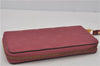 Authentic Louis Vuitton Empreinte Zippy Wallet Long Purse Pink M60549 LV 1380F