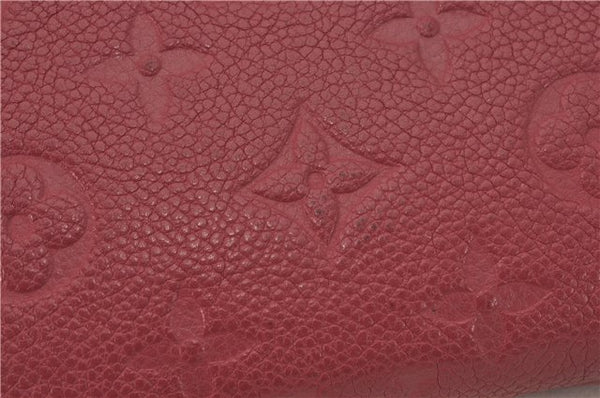 Authentic Louis Vuitton Empreinte Zippy Wallet Long Purse Pink M60549 LV 1380F