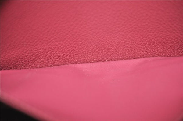 Authentic Louis Vuitton Empreinte Zippy Wallet Long Purse Pink M60549 LV 1380F