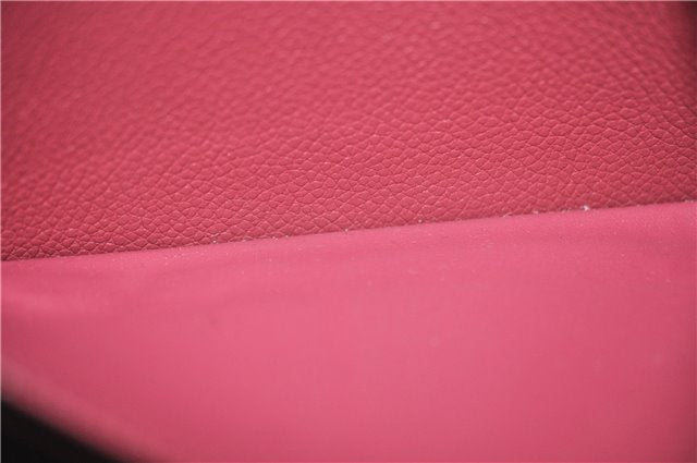 Authentic Louis Vuitton Empreinte Zippy Wallet Long Purse Pink M60549 LV 1380F