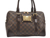 Authentic Louis Vuitton Damier Berkeley Hand Boston Bag Purse N52000 LV 1381I
