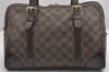 Authentic Louis Vuitton Damier Berkeley Hand Boston Bag Purse N52000 LV 1381I