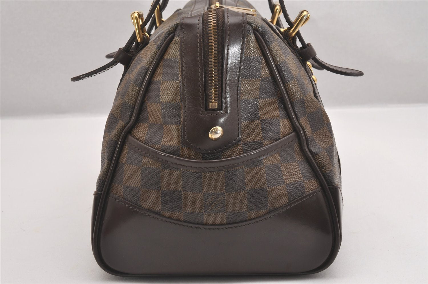 Authentic Louis Vuitton Damier Berkeley Hand Boston Bag Purse N52000 LV 1381I