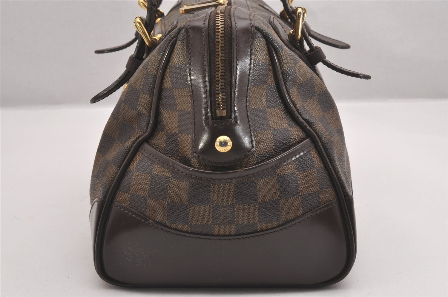 Authentic Louis Vuitton Damier Berkeley Hand Boston Bag Purse N52000 LV 1381I