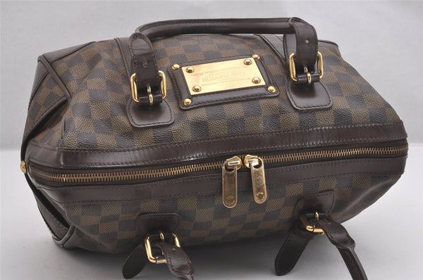 Authentic Louis Vuitton Damier Berkeley Hand Boston Bag Purse N52000 LV 1381I