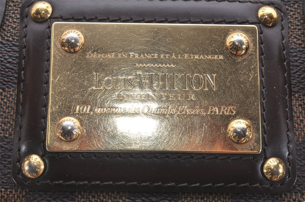 Authentic Louis Vuitton Damier Berkeley Hand Boston Bag Purse N52000 LV 1381I