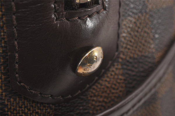 Authentic Louis Vuitton Damier Berkeley Hand Boston Bag Purse N52000 LV 1381I