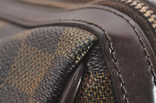 Authentic Louis Vuitton Damier Berkeley Hand Boston Bag Purse N52000 LV 1381I