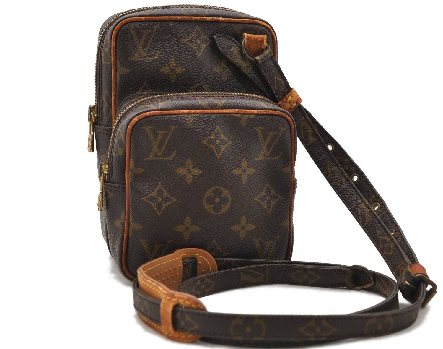 Auth Louis Vuitton Monogram Mini Amazone Shoulder Cross Bag M45238 LV Junk 1382D