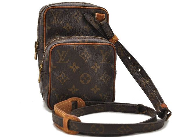 Auth Louis Vuitton Monogram Mini Amazone Shoulder Cross Bag M45238 LV Junk 1382D
