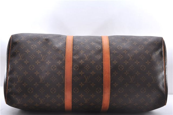 Authentic Louis Vuitton Monogram Keepall 55 Travel Boston Bag M41424 LV 1382E