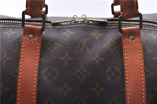 Authentic Louis Vuitton Monogram Keepall 55 Travel Boston Bag M41424 LV 1382E