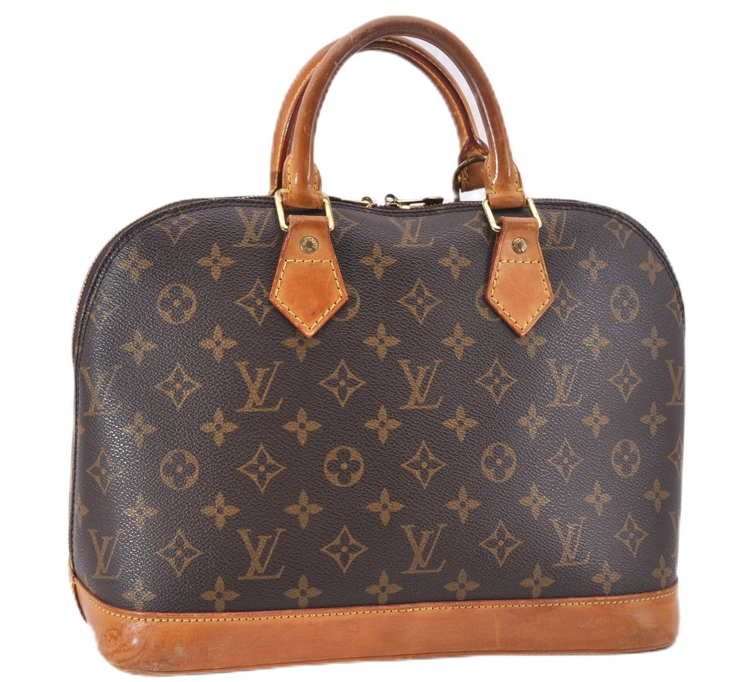 Authentic Louis Vuitton Monogram Alma Hand Bag Purse M51130 LV 1382F
