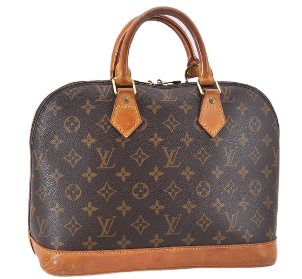 Authentic Louis Vuitton Monogram Alma Hand Bag Purse M51130 LV 1382F