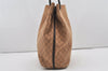 Authentic GUCCI Vintage Shoulder Tote Bag GG Canvas Leather 101340 Brown 1382I