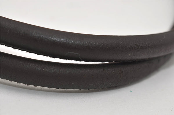 Authentic GUCCI Vintage Shoulder Tote Bag GG Canvas Leather 101340 Brown 1382I