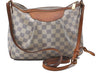 Auth Louis Vuitton Damier Azur Siracusa PM Shoulder Cross Bag N41113 LV 1383D