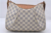 Auth Louis Vuitton Damier Azur Siracusa PM Shoulder Cross Bag N41113 LV 1383D