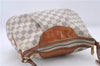 Auth Louis Vuitton Damier Azur Siracusa PM Shoulder Cross Bag N41113 LV 1383D