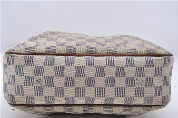 Auth Louis Vuitton Damier Azur Siracusa PM Shoulder Cross Bag N41113 LV 1383D