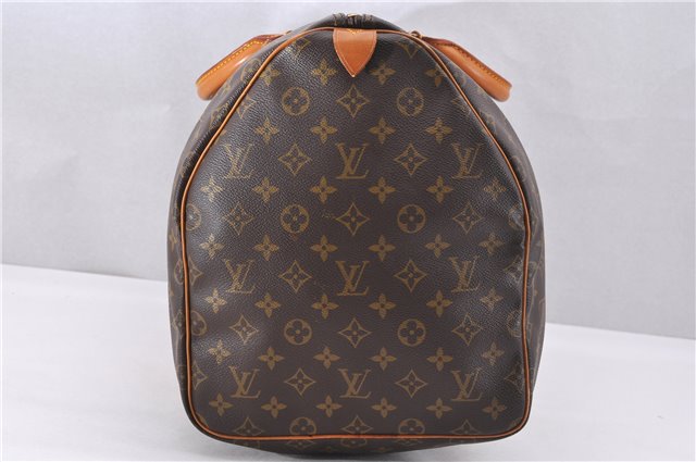 Authentic Louis Vuitton Monogram Keepall 55 Travel Boston Bag M41424 LV 1383F