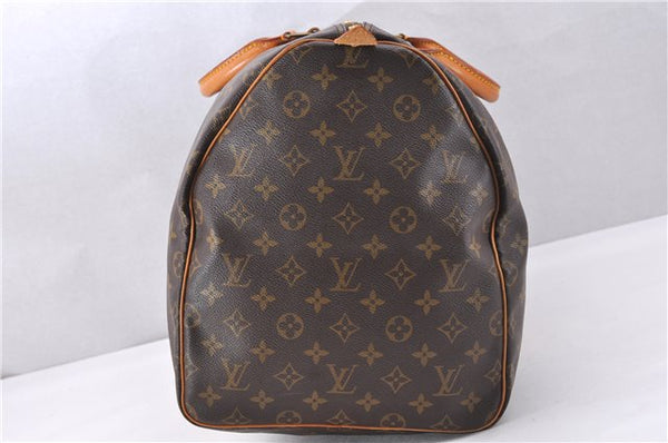 Authentic Louis Vuitton Monogram Keepall 55 Travel Boston Bag M41424 LV 1383F