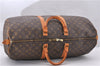 Authentic Louis Vuitton Monogram Keepall 55 Travel Boston Bag M41424 LV 1383F