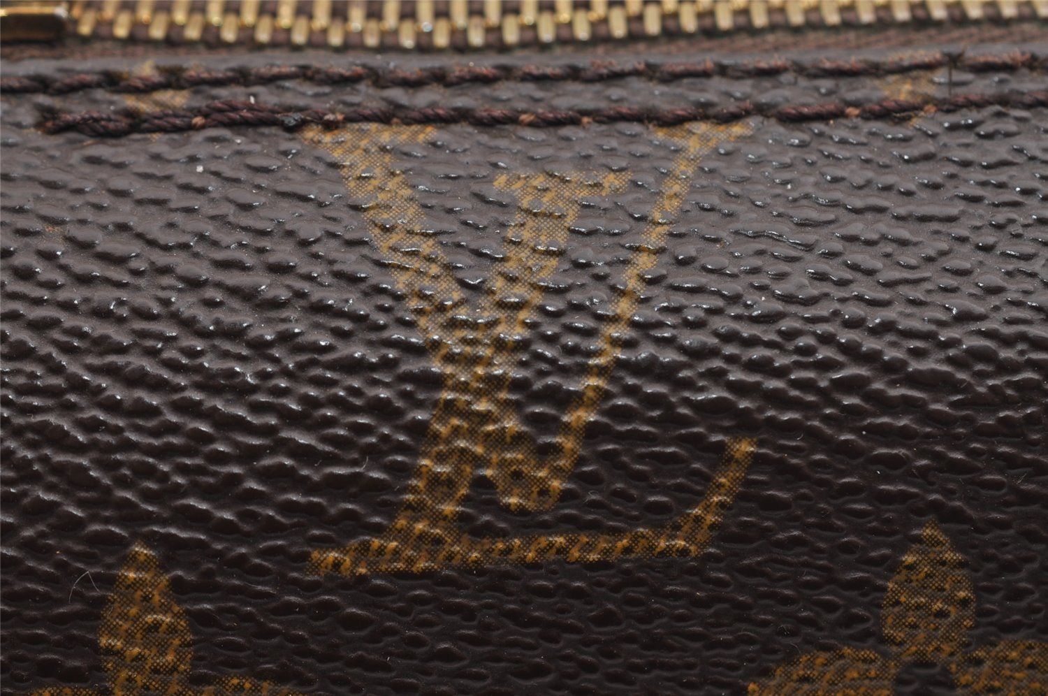 Authentic Louis Vuitton Monogram Papillon Pouch Old Model LV 1383I