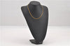 Authentic Christian Dior Gold Tone Chain Necklace CD 1384G