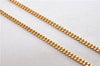 Authentic Christian Dior Gold Tone Chain Necklace CD 1384G