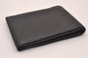 Authentic GUCCI Guccissima GG Leather Bifold Wallet Purse 146226 Black 1384I