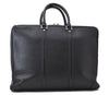 Auth Louis Vuitton Epi Porte Documents Voyage Briefcase Black M59162 LV 1386D