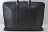 Auth Louis Vuitton Epi Porte Documents Voyage Briefcase Black M59162 LV 1386D