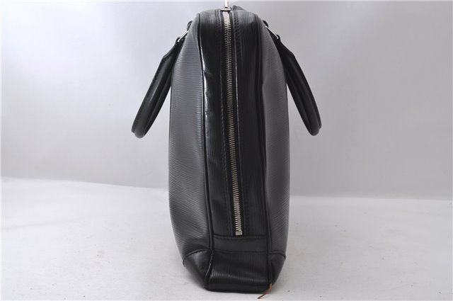 Auth Louis Vuitton Epi Porte Documents Voyage Briefcase Black M59162 LV 1386D