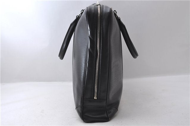 Auth Louis Vuitton Epi Porte Documents Voyage Briefcase Black M59162 LV 1386D