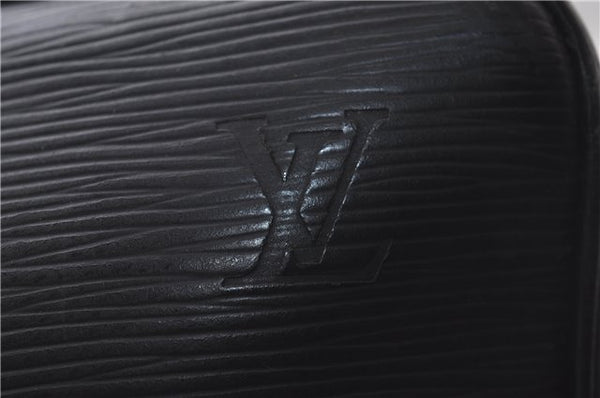 Auth Louis Vuitton Epi Porte Documents Voyage Briefcase Black M59162 LV 1386D