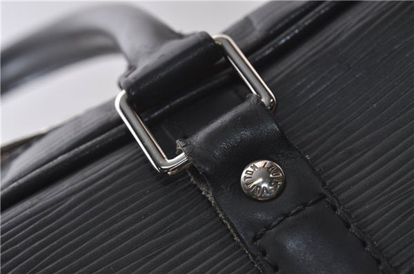 Auth Louis Vuitton Epi Porte Documents Voyage Briefcase Black M59162 LV 1386D