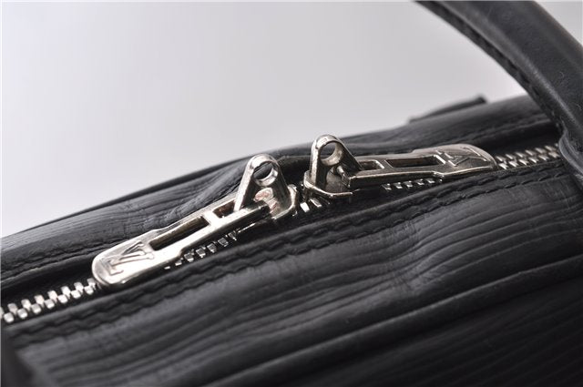 Auth Louis Vuitton Epi Porte Documents Voyage Briefcase Black M59162 LV 1386D