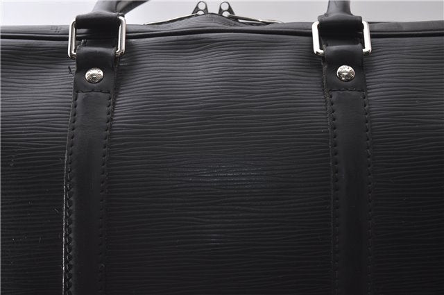Auth Louis Vuitton Epi Porte Documents Voyage Briefcase Black M59162 LV 1386D