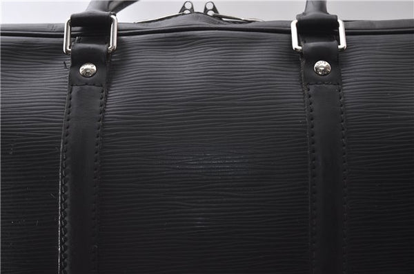 Auth Louis Vuitton Epi Porte Documents Voyage Briefcase Black M59162 LV 1386D