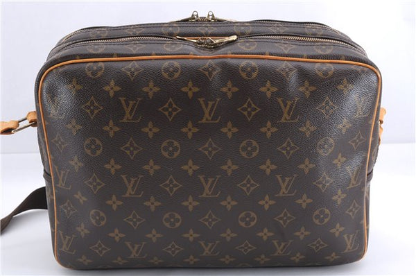 Authentic Louis Vuitton Monogram Reporter GM Shoulder Cross Bag M45252 LV 1386E