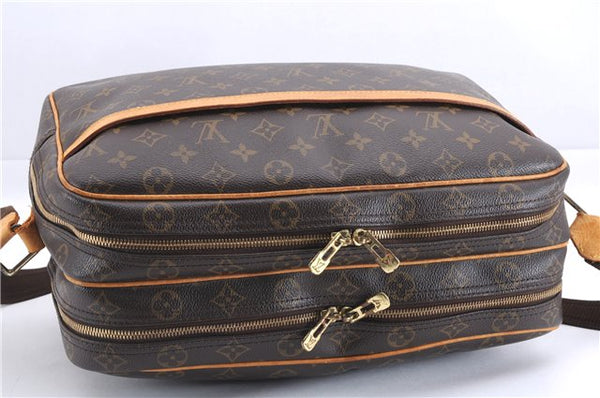 Authentic Louis Vuitton Monogram Reporter GM Shoulder Cross Bag M45252 LV 1386E