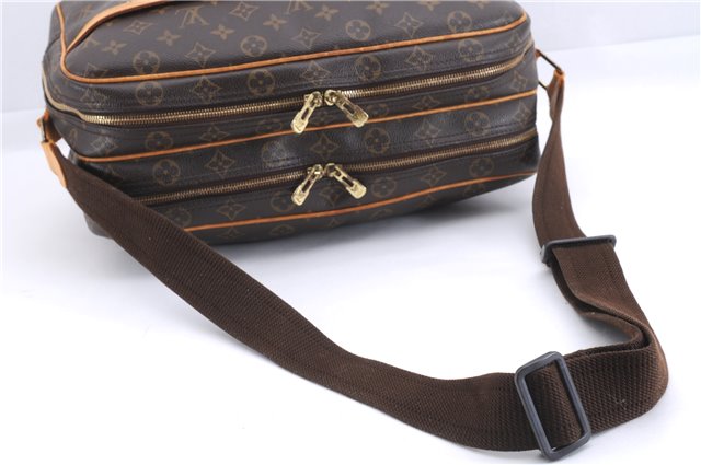 Authentic Louis Vuitton Monogram Reporter GM Shoulder Cross Bag M45252 LV 1386E