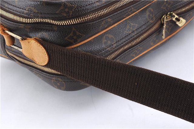 Authentic Louis Vuitton Monogram Reporter GM Shoulder Cross Bag M45252 LV 1386E