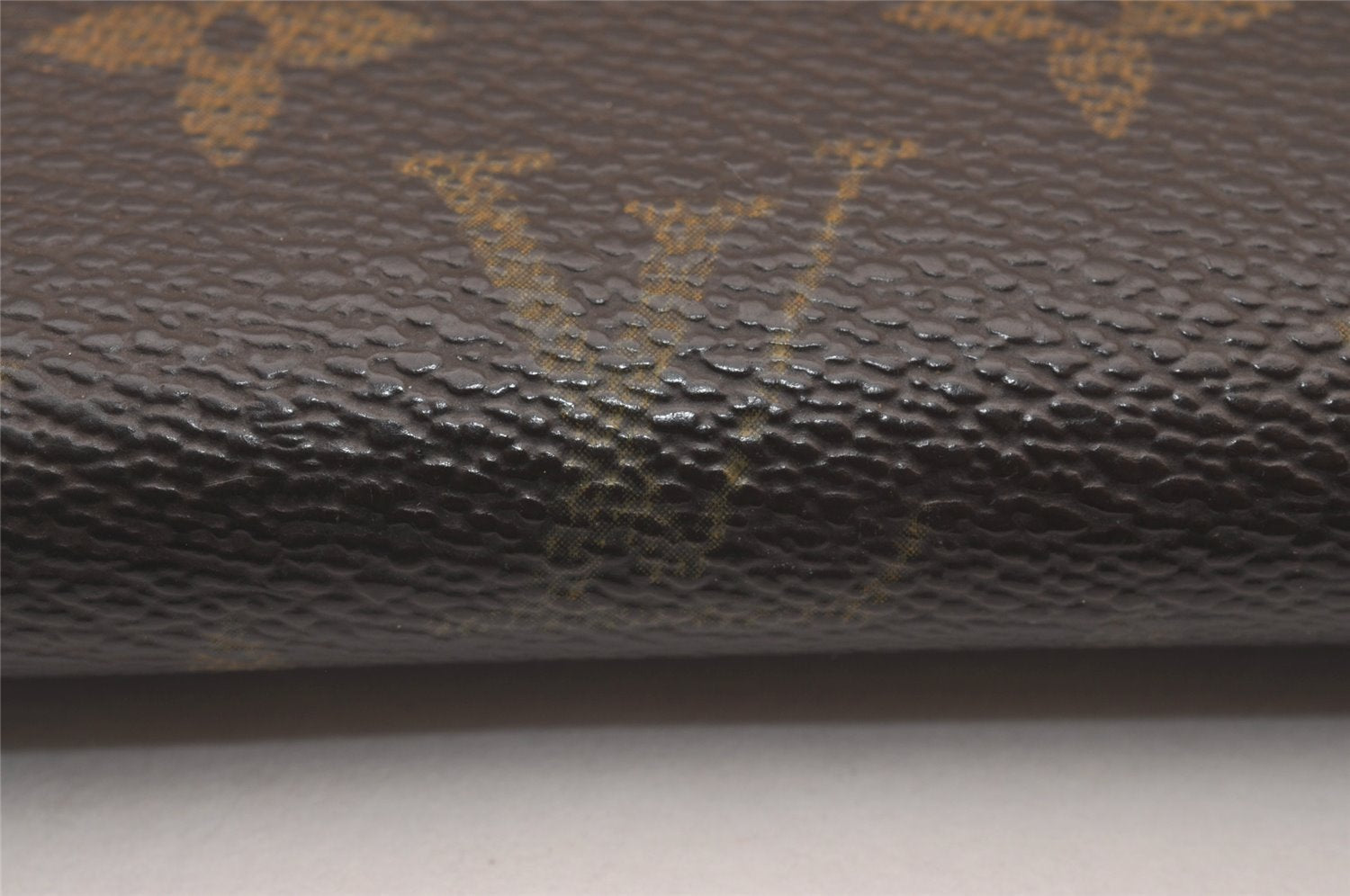 Authentic Louis Vuitton Monogram Porte Tresor International M61215 Wallet 1386I