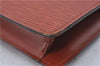 Authentic Louis Vuitton Epi Montaigne 27 Clutch Bag Brown M52653 LV 1387D