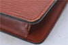 Authentic Louis Vuitton Epi Montaigne 27 Clutch Bag Brown M52653 LV 1387D