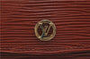 Authentic Louis Vuitton Epi Montaigne 27 Clutch Bag Brown M52653 LV 1387D